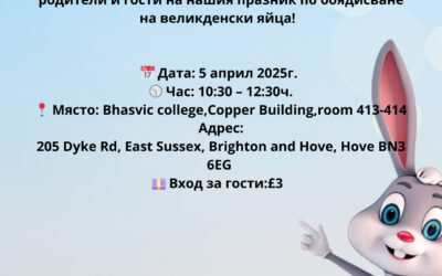 Покана за Великденска Работилница – 05,04,2025